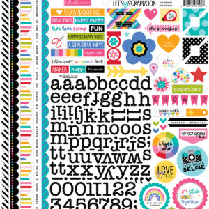 BB Let's Scrapbook Doohickey Cardstock Stickers