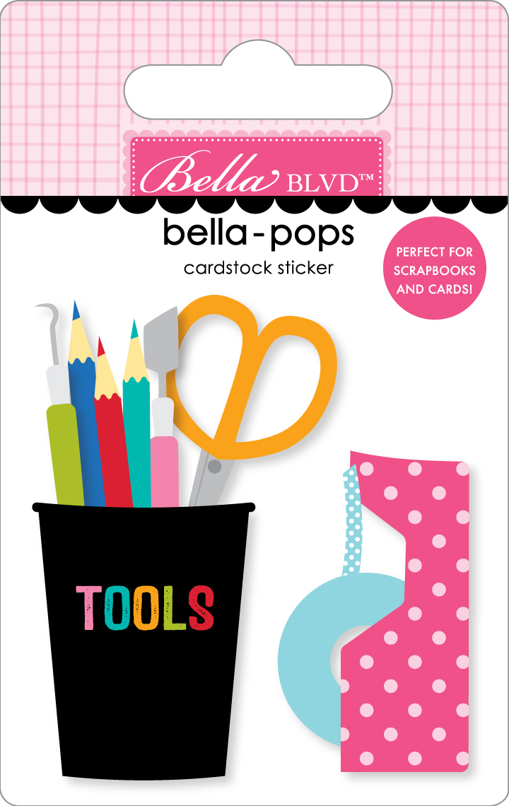 BB Let’s Scrapbook Scrappy Tools Bella-pops