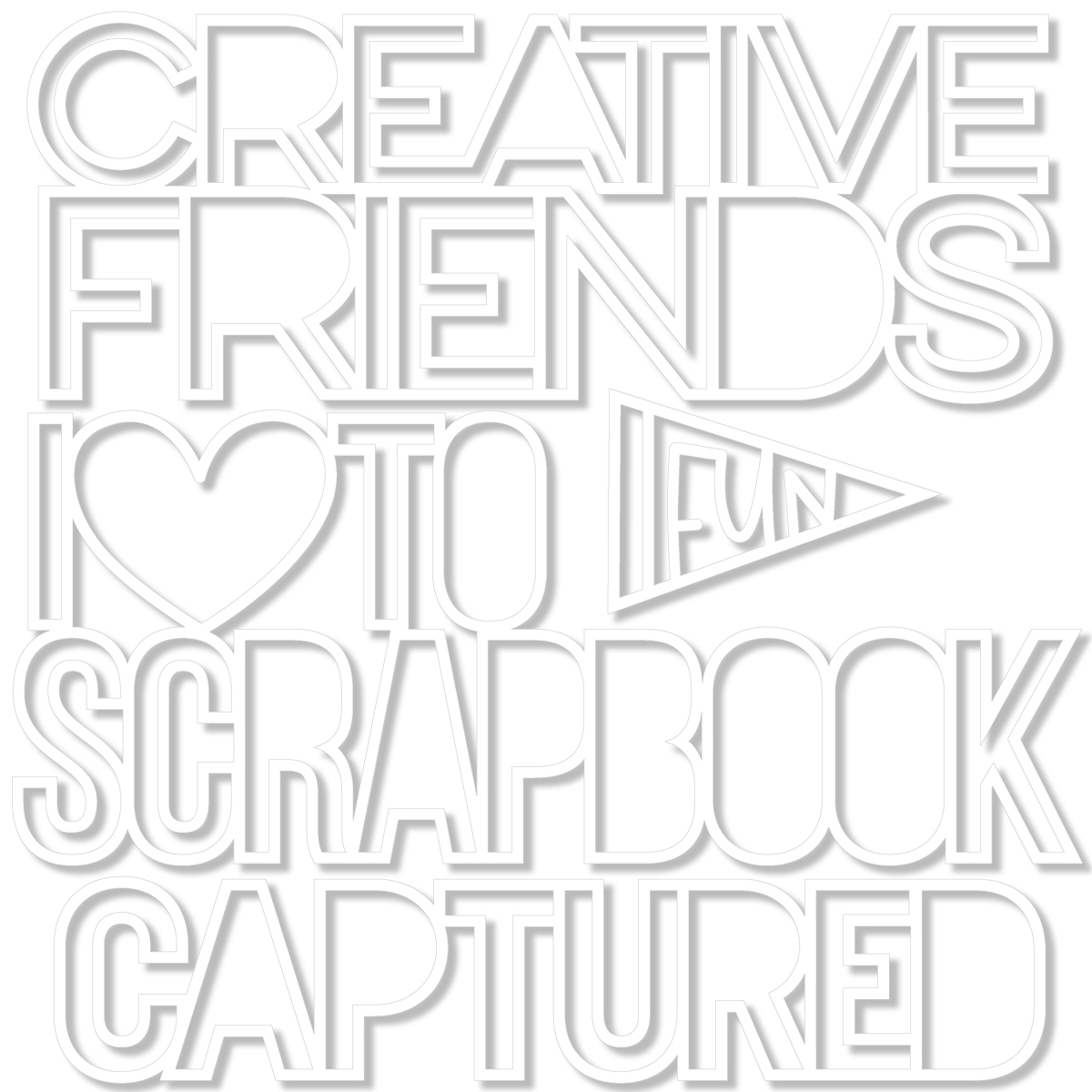 BB Let’s Scrapbook Creative Friends Cut Outs