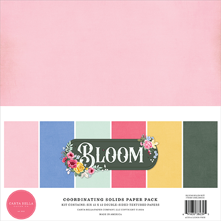 Carta Bella Bloom Solids Kit
