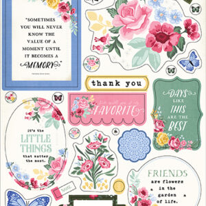 Carta Bella Bloom Chipboard Accents