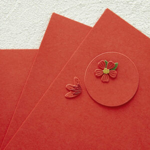 SPELLBINDERS 8.5X11 POPPY FIELD CARDSTOCK