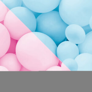 REMINISCE GENDER REVEAL 12X12 PASTEL BALLOONS