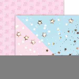 REMINISCE GENDER REVEAL 12X12 LITTLE STAR