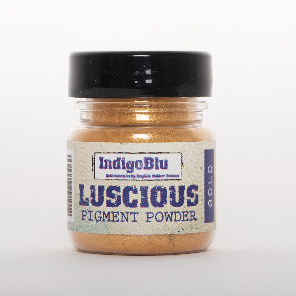 Indigo Blu Luscious Pigment Powder Gold (25ML)