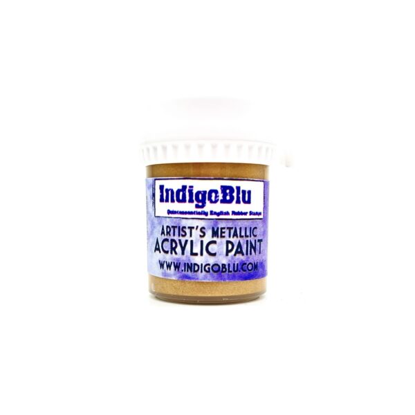 Indigo Blu Artists Artist Metallic Acrylic Paint Goldilock (20ML)