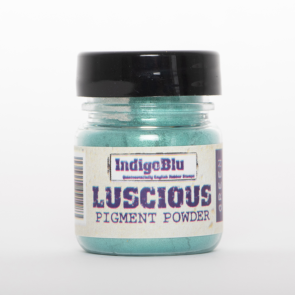 Indigo Blu Luscious Pigment Powder Green (25ML)