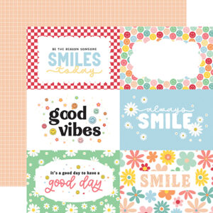 Echo Park Have A Nice Day 12X12 6X4 Journaling Cards