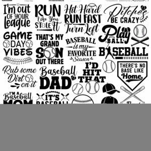 REMINISCE LET'S PLAY BASEBALL 12X12 STICKER