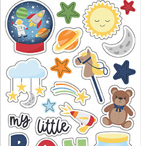 Echo Park My Little Boy Puffy Stickers