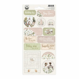 P13 Love & Lace Chipboard Sticker 02