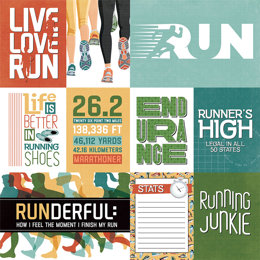 PP Runner's High 12X12 Live Love Run