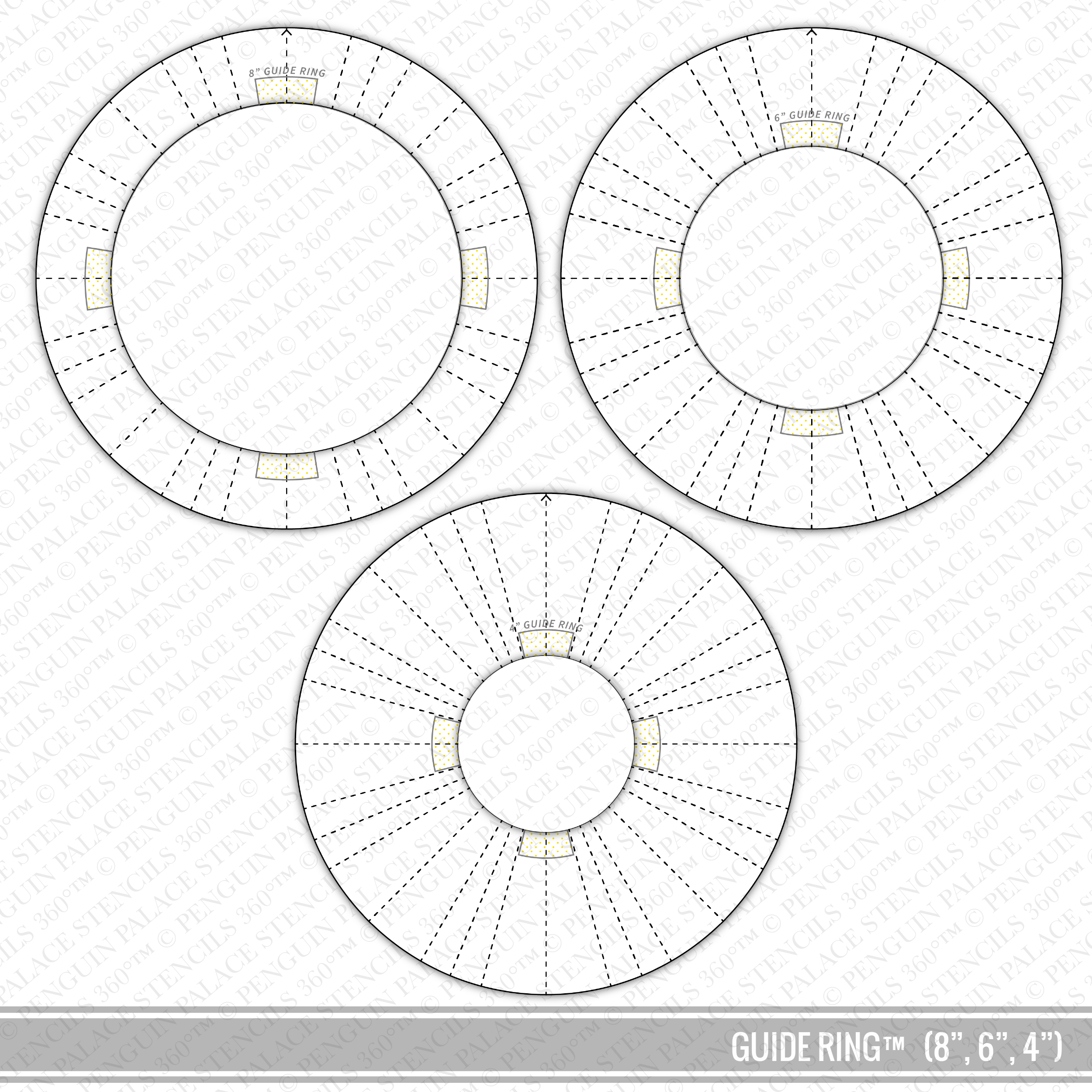 Penguin Palace Stencils 360°™