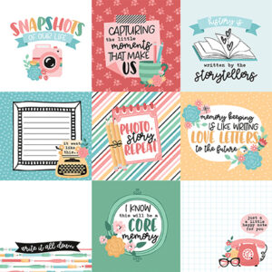 Echo Park Tell Our Story 12X12 4X4 Journaling Cards