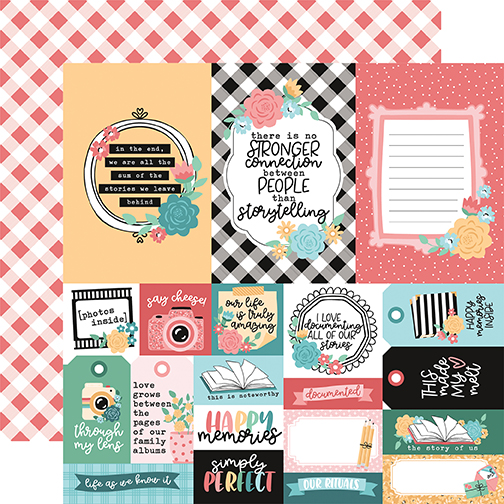 Echo Park Tell Our Story 12X12 Multi Journaling Cards