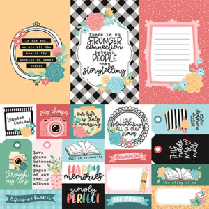 Echo Park Tell Our Story 12X12 Multi Journaling Cards