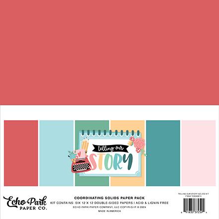 Echo Park Telling Our Story Solids Kit