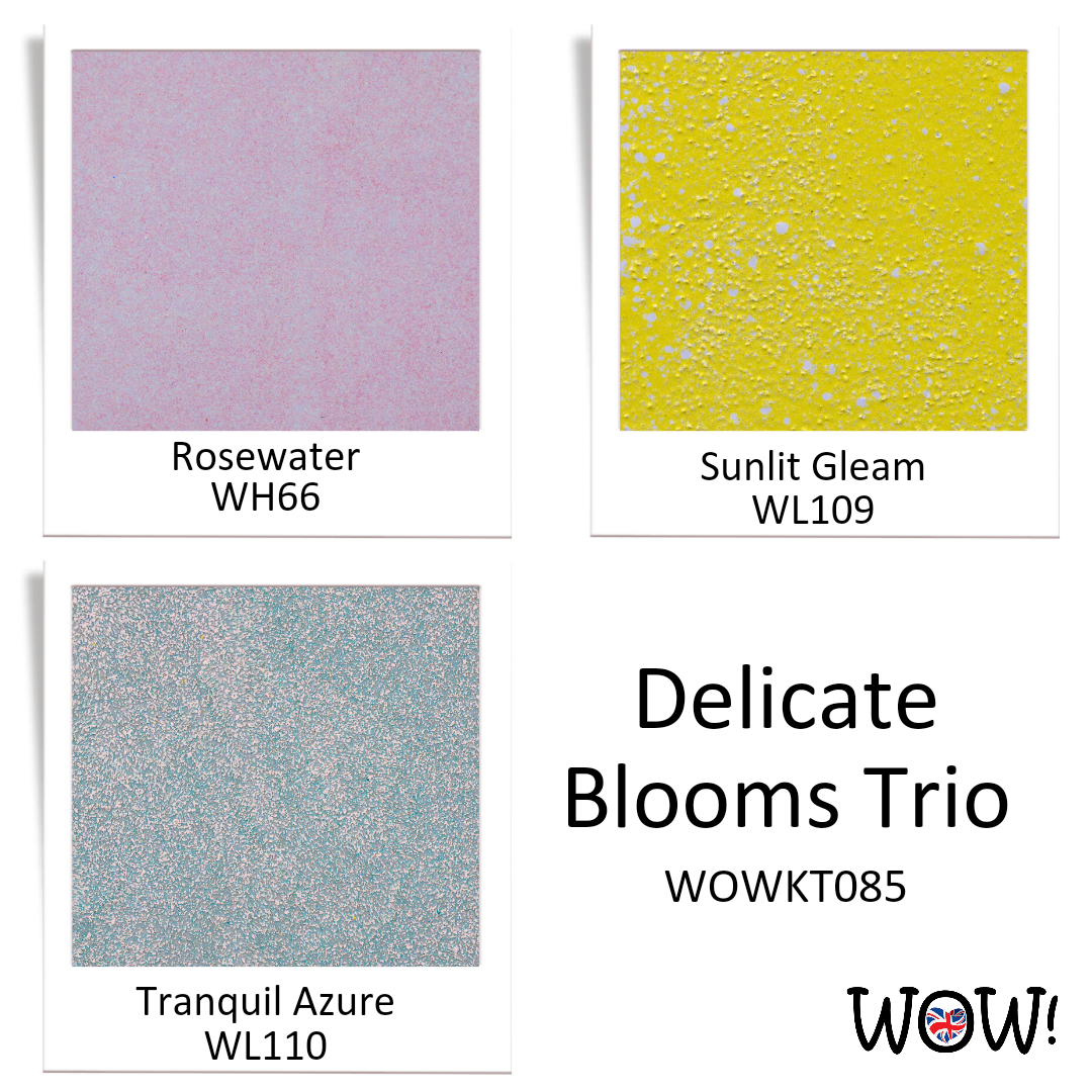 Wow Embossing Powder Trio Delicate Blooms