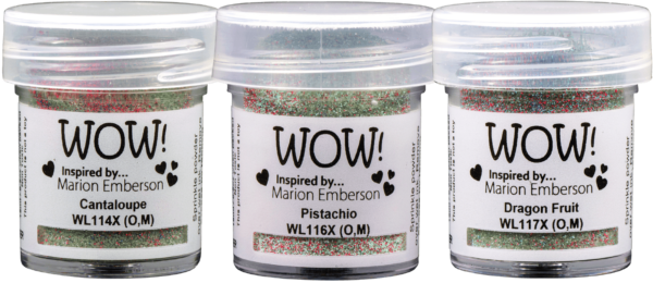 Wow Embossing Powder Trio Dappled Fruit & Nut