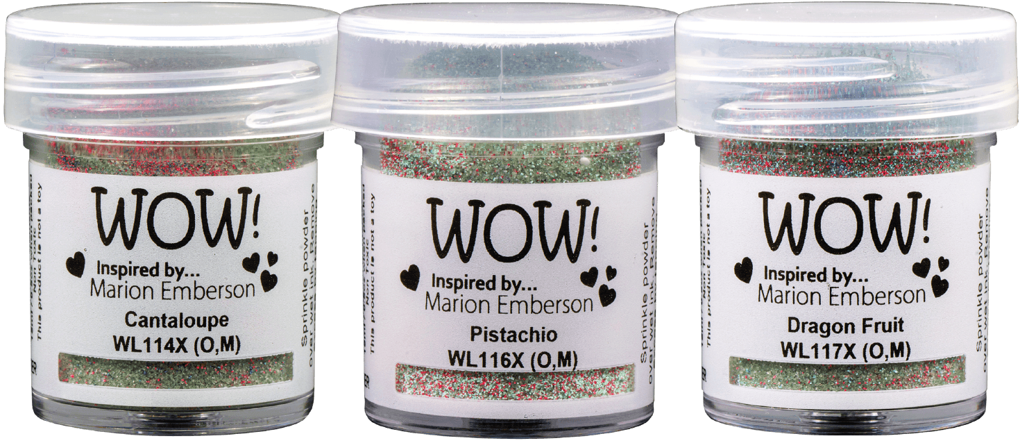 Wow Embossing Powder Trio Dappled Fruit & Nut