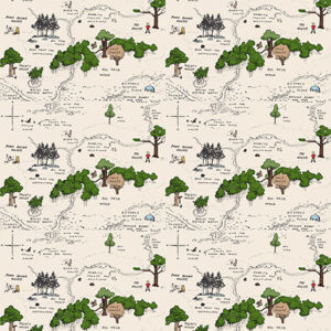 Echo Park Winnie the Pooh 12X12 Map For Christopher