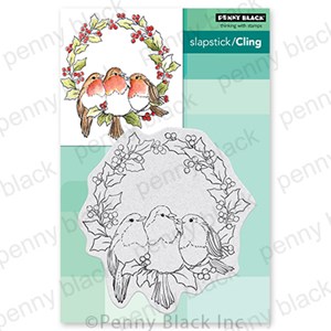 PENNY BLACK CLING STAMP FEATHERED TRIO