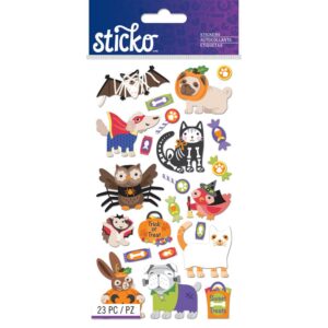 EK STICKER HALLOWEEN ANIMAL CHARACTERS