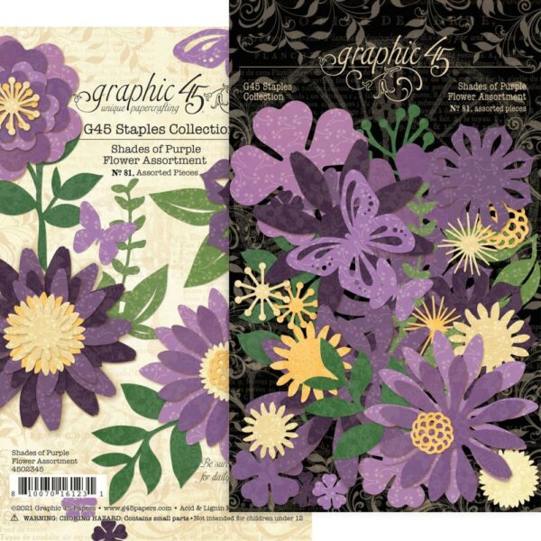 G45 STAPLES FLOWER ASSORTMENT PURPLE