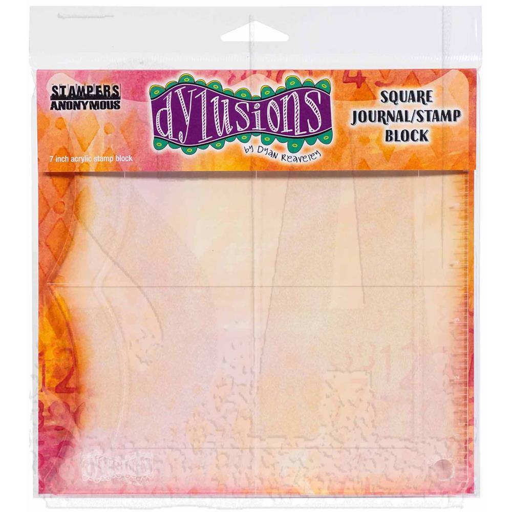 SA DYLUSIONS SQUARE JOURNAL/STAMP BLOCK