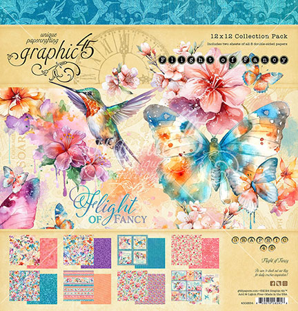 Graphic 45 Flight of Fancy 12X12 Collection Pack