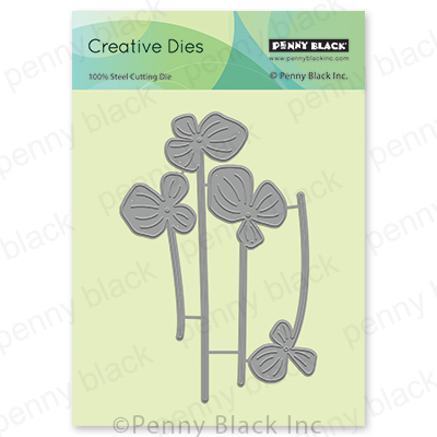 Penny Black Die Flower Family