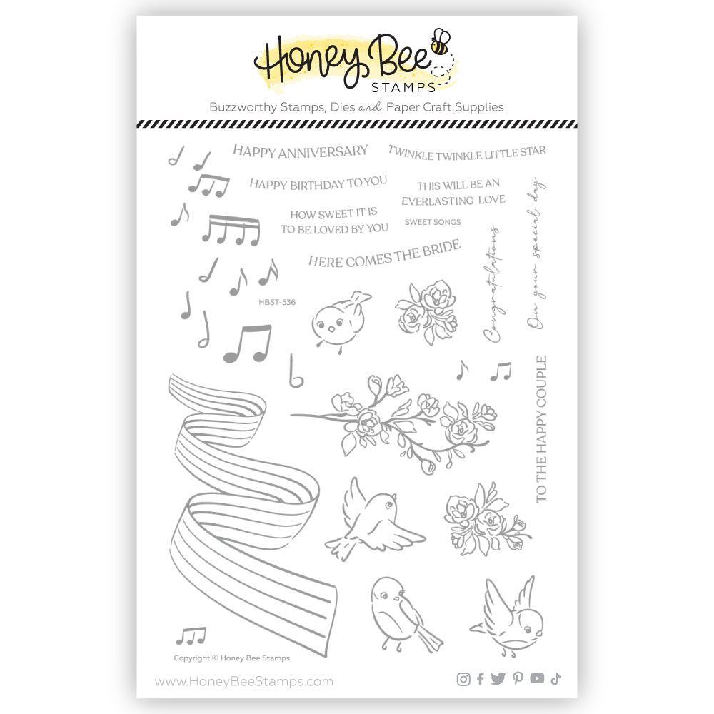 Honey Bee Stamp Sweet Songs