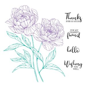 SPELLBINDERS REG BETTERPRESS PEONY PERF