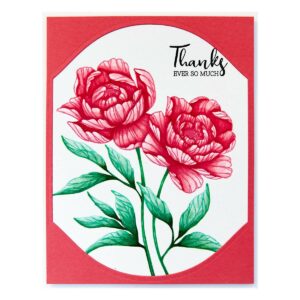 SPELLBINDERS REG BETTERPRESS PEONY PERF