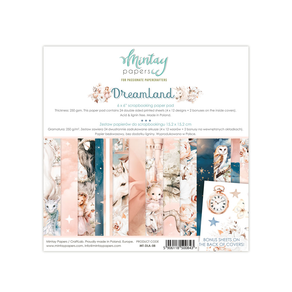 Mintay Dreamland 6 X 6 Paper Pad
