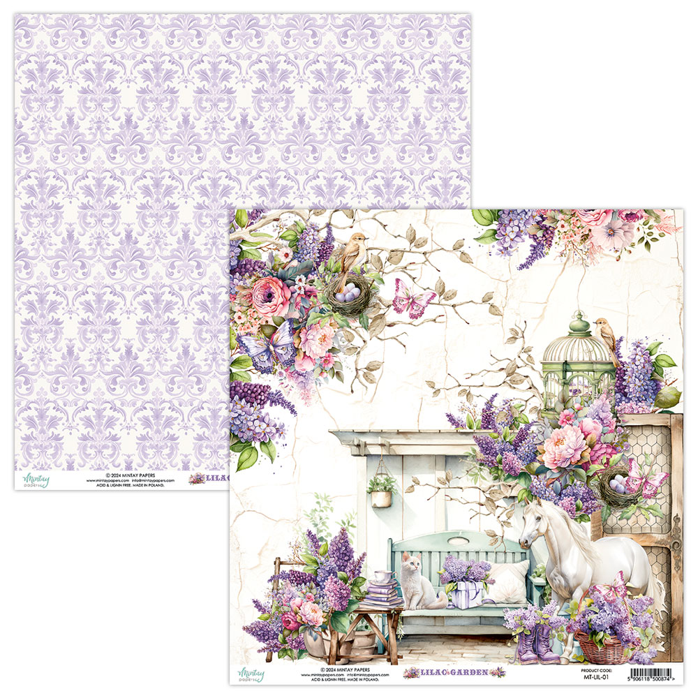 Mintay Lilac Garden 12X12 01