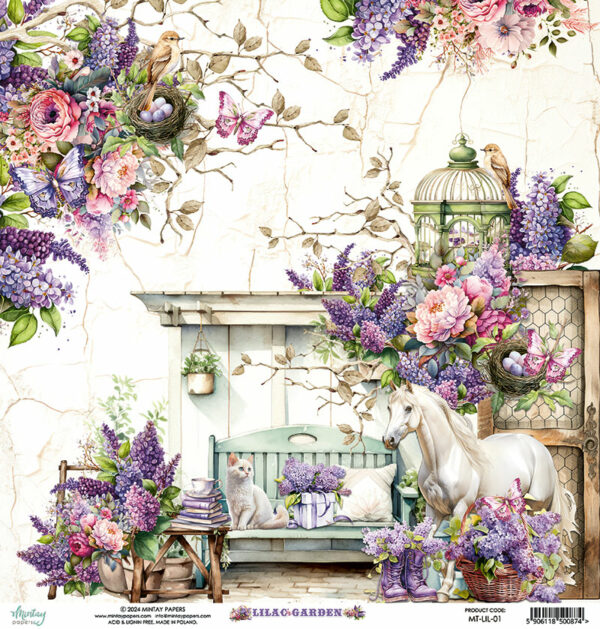 Mintay Lilac Garden 12X12 01