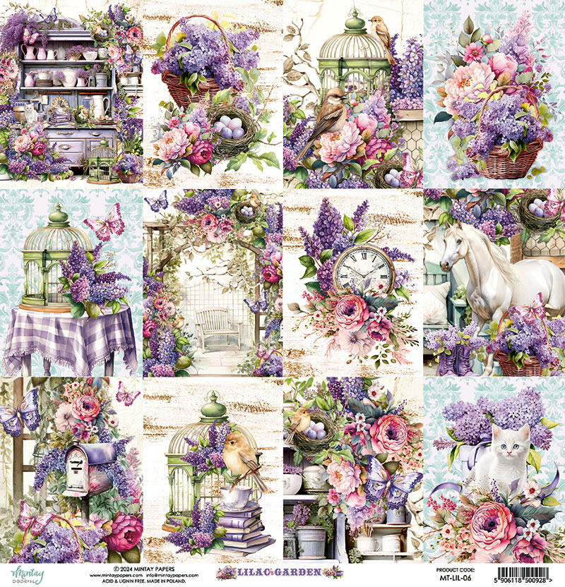 Mintay Lilac Garden 12X12 06