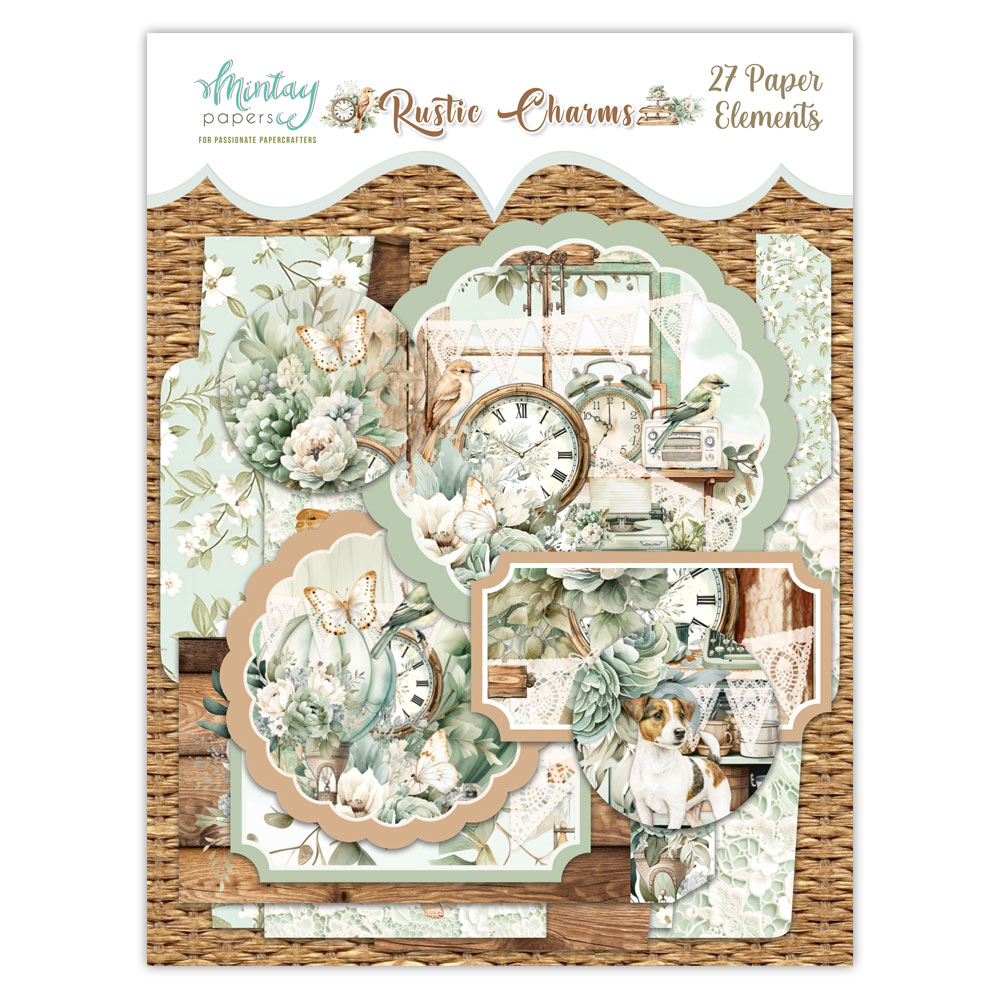 Mintay Rustic Charms Paper Elements