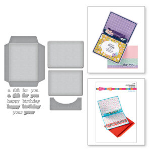 STAMPENDOUS DIE A2 GIFT CARD HOLDER AND ENVELOPE