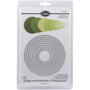 SIZZIX FRAMELITS CIRCLES 8PK