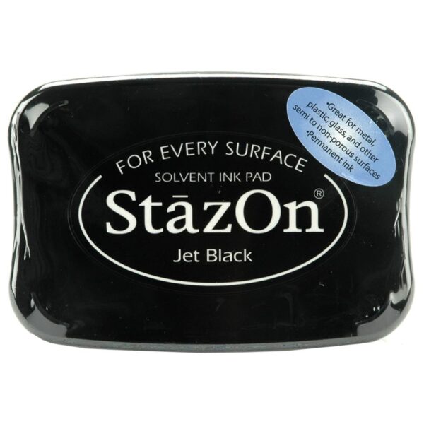 STAZ-ON INK PAD JET BLACK