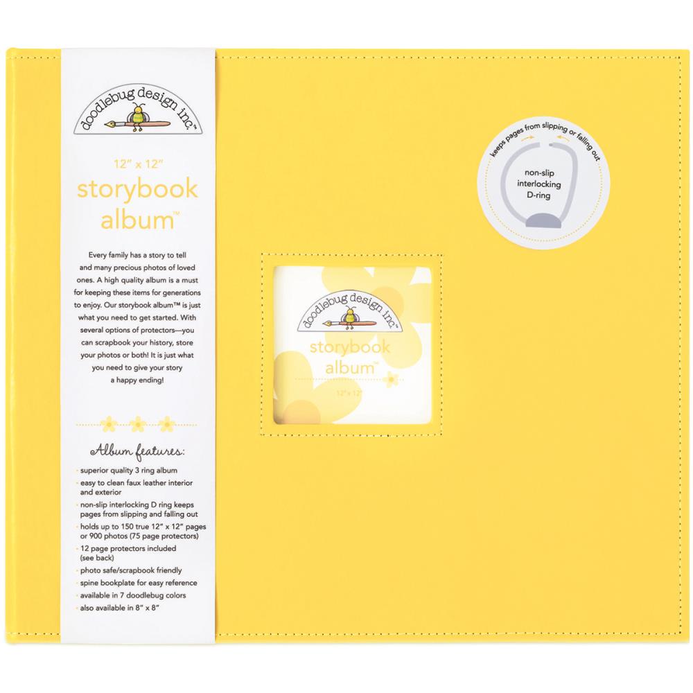 DOODLEBUG 12X12 STORYBOOK ALBUM BUMBLEBE