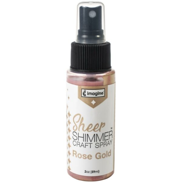 IMAGINE CRAFTS SHEER SHIMMER SPRAY ROSE GOLD