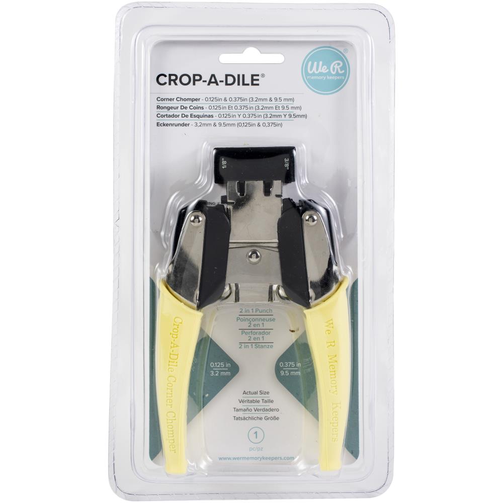 WE R MEMORY KEEPERS CROP A DILE CORNER CHOMPER .125/.37