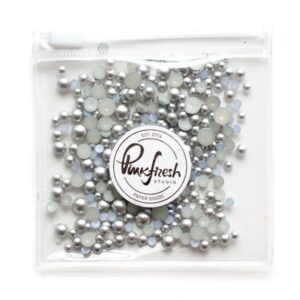 PinkFresh JEWELS METALLIC PEARLS MATTE SILVER