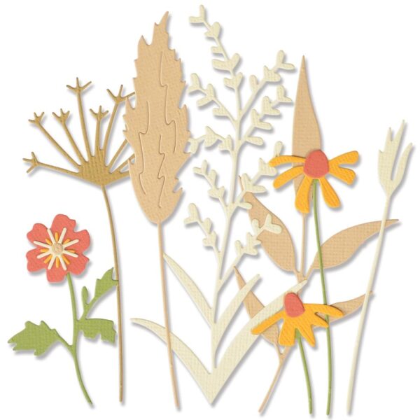 SIZZIX DELICATE AUTUMN STEMS DIE SET