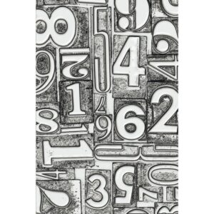 SIZZIX TIM HOLTZ NUMBERED EMBOSSING FOLDER