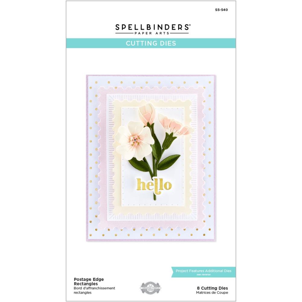 SPELLBINDERS DIE POSTAGE EDGE RECTANGLE