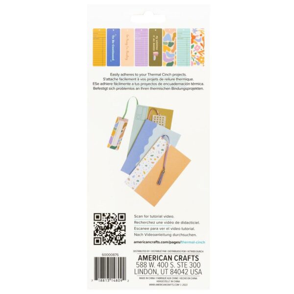 We R MEMORY KEEPERS THERMAL CINCH BOOKMARK LIBRARY CARD